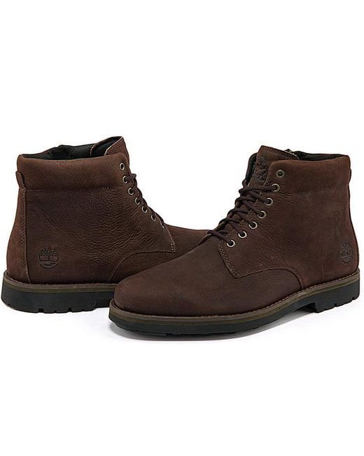 Timberland Brown Alden Brook Wp Side Zip Boot for men