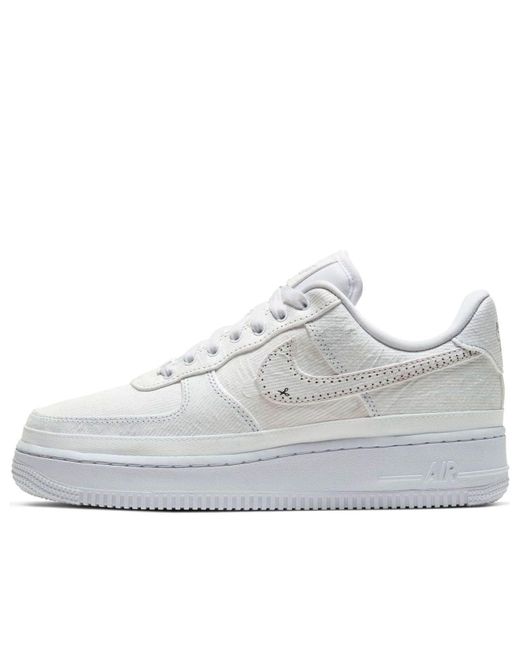 Nike White (Wmns) Air Force 1 Low 'Tear Away'