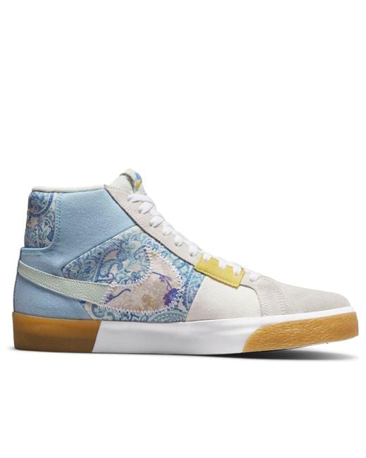 Nike Blue Zoom Blazer Mid Premium Sb 'Paisley Pack for men