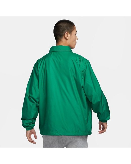 Nike Green Club Coach Jacket for men