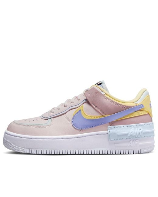 Nike White (Wmns) Air Force 1 Shadow 'Light Soft'