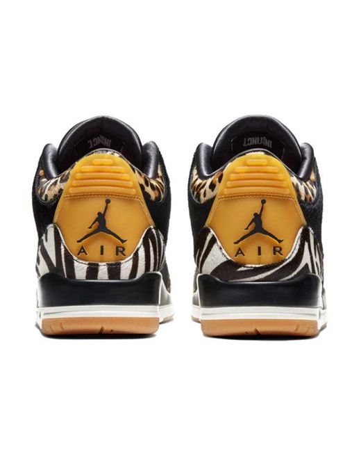 Nike Black 3 Retro Se 'Animal Instinct' for men