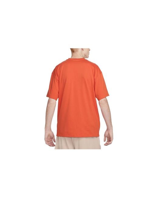 Nike Orange Acg Cruise Boat Dri-Fit T-Shirt (Asia Sizing) for men