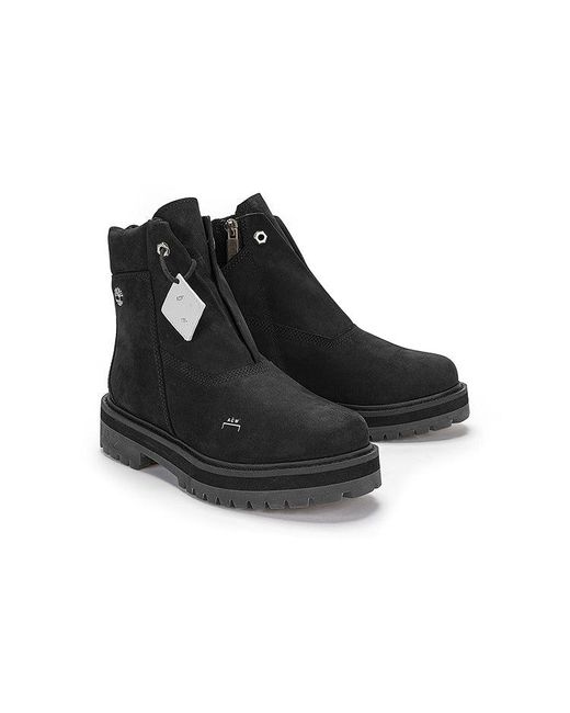 Timberland Black (Wmns) X A Cold Wall 6 Inch Premium Side Zip Boot 'Jet Nubuck'