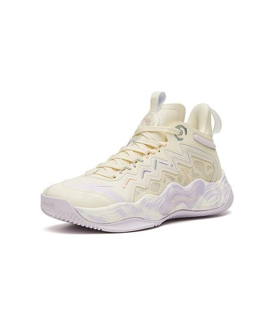 Anta Basketball Shoes in White for Men | Lyst