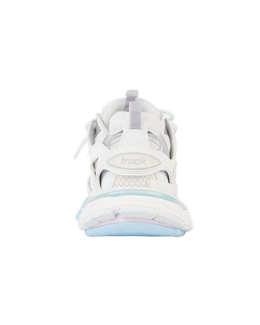 Balenciaga Track Lace-up Sneakers White Pastel