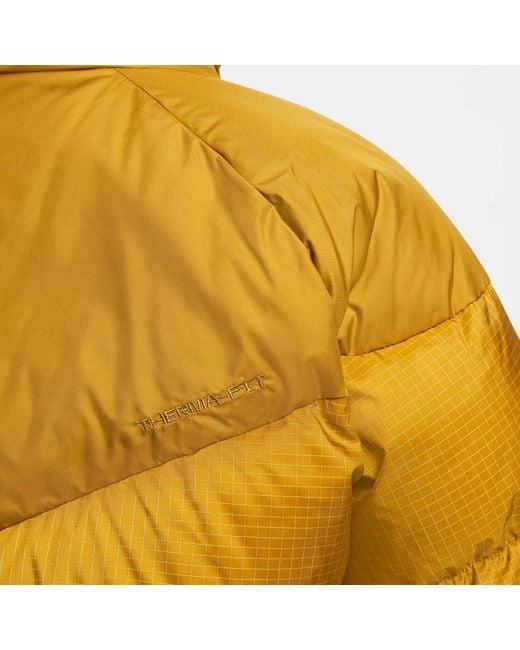 Nike Yellow (Wmns) Sportswear Windpuffer Therma-Fit Loose Puffer Jacket