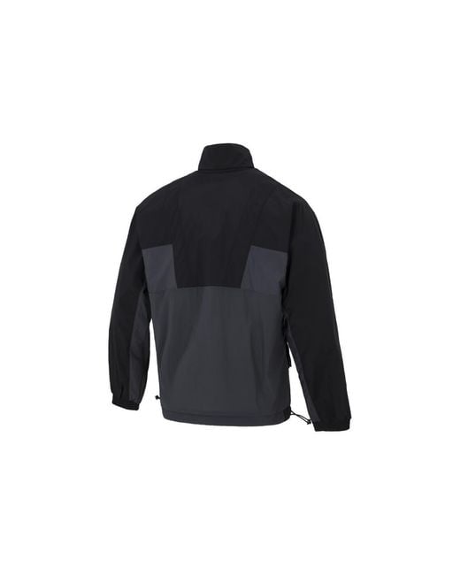 Adidas Blue Colorblock Logo Big Pocket Jacket Autumn for men