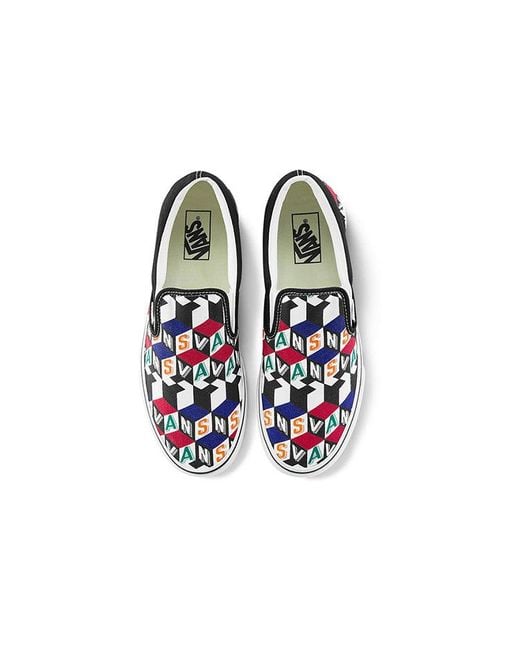 Vans Blue Slip-On Shoes for men