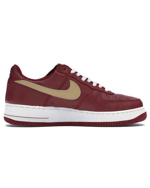 Nike Red Air Force 1 Low 'Lebron James' for men