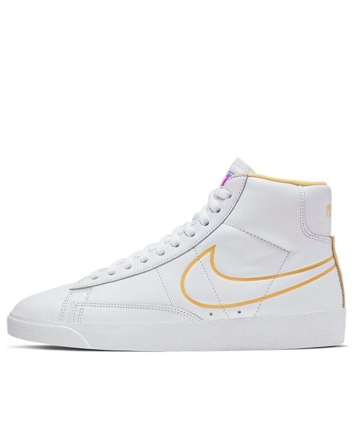 Nike White (Wmns) Blazer Mid Topaz'