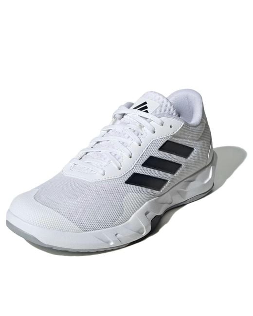 Adidas White Amplimove Trainer for men
