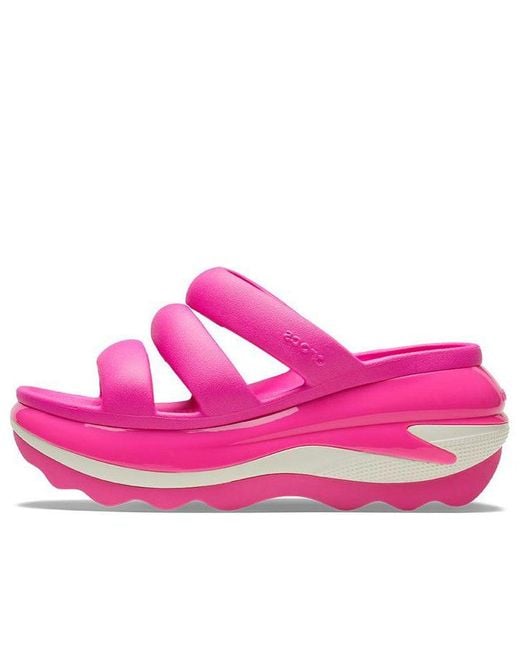 CROCSTM Pink Mega Crush Triple Strap for men