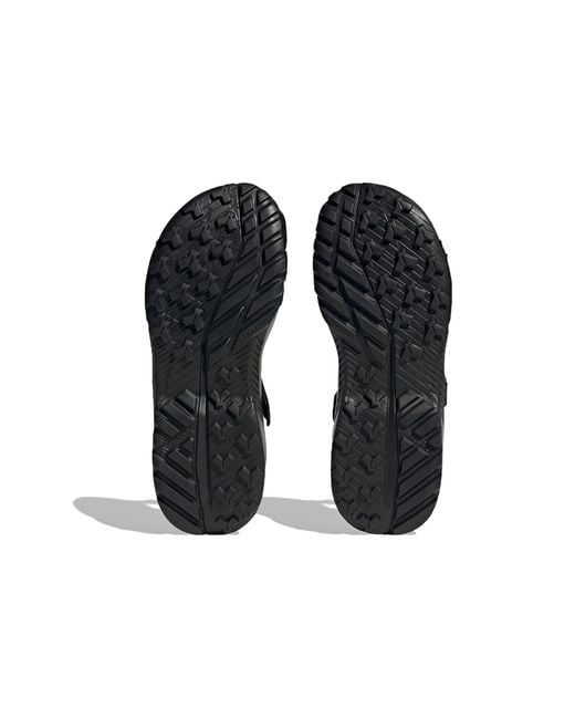 Adidas Black Terrex Hydroterra Sandals 'Core' for men