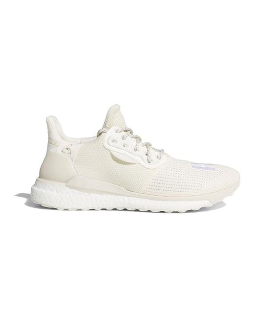Adidas White X Pharrell Solar Hu Glide Prd 'Cream' for men