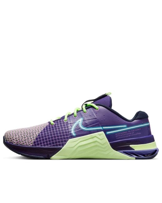 Nike Blue Metcon 8 Amp 'Deep Barely Volt' for men