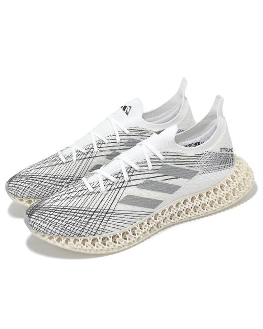 Adidas White X Strung 4Dfwd 'Cloud Core' for men
