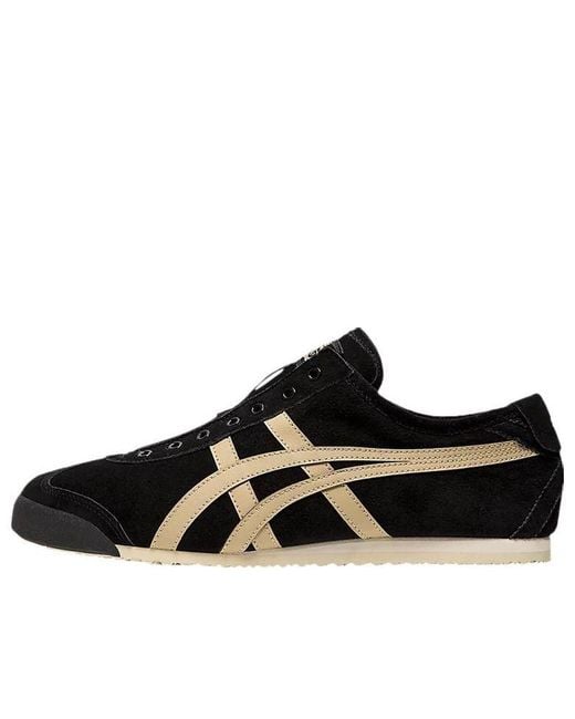 Onitsuka Tiger Black Mexico 66 Slip-On for men