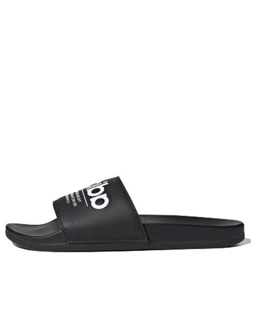 Adidas Black Adilette Comfort for men