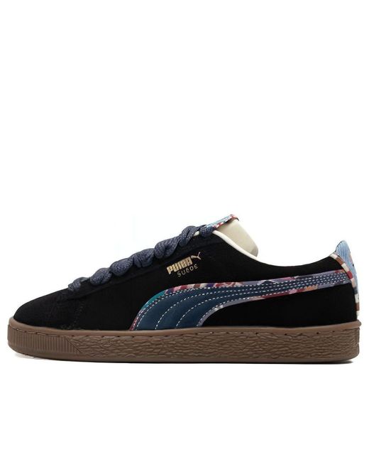 PUMA Black Suede Bz Emb Marzipan Light'