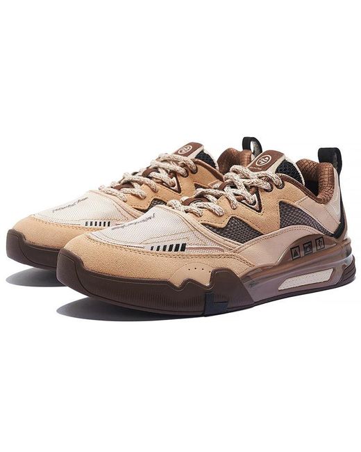 Li-ning Brown Ellington Skateboarding Shoes for men