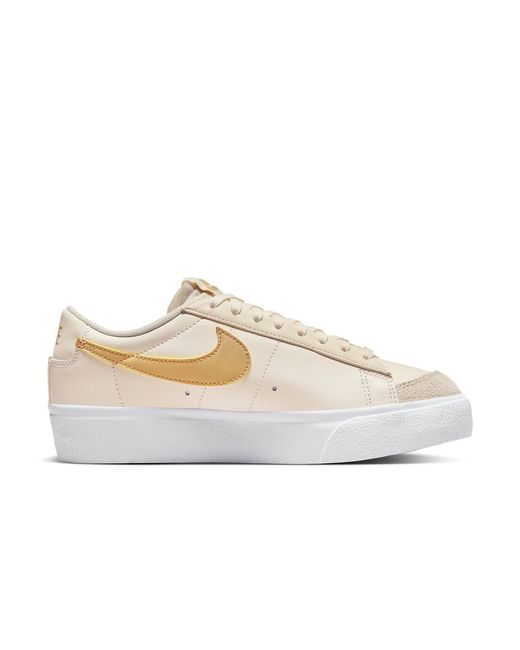 Nike White (Wmns) Blazer Low Platform 'Pale Ivory Saturn'