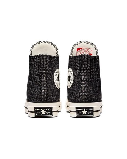 Converse Black (Wmns) Chuck 70 High 'Houndstooth Shine