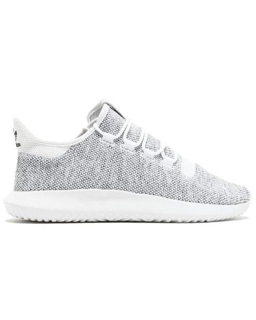Adidas White Tubular Shadow Knit for men
