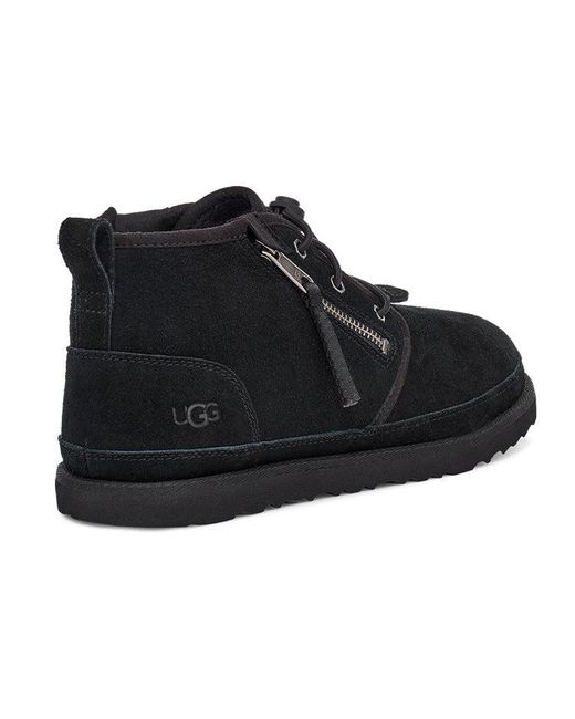 Ugg Black Neumel Adaptive Double Zipper Snow Boots for men