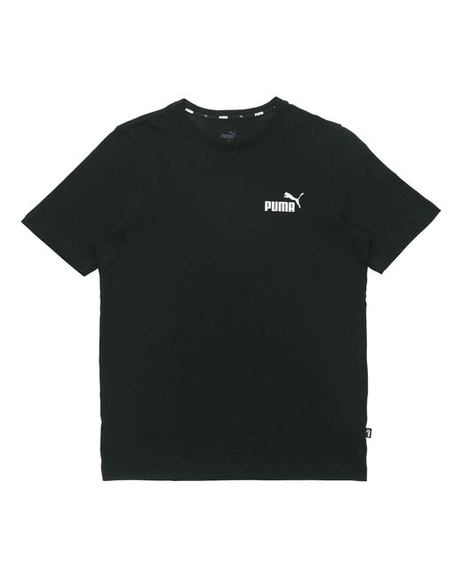 PUMA Black Leisure Short Sleeve Shirt for men