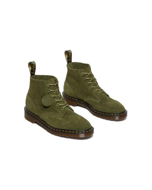 Dr. Martens Green Dr.Martens 101 Suede Ankle Boots Desert Oasis'