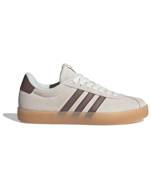 Adidas White (Wmns) Vl Court 3.0 Gum'