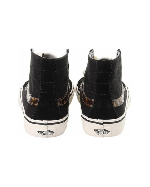 Vans Black Sk8-Hi Lightweight Cozy Skateboarding Shoes