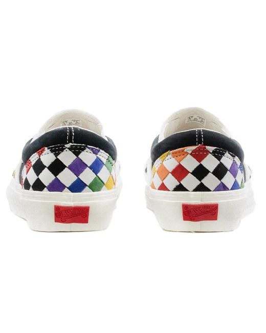 Vans Blue Classic Slip-On Vlt Lx 'Pride' for men