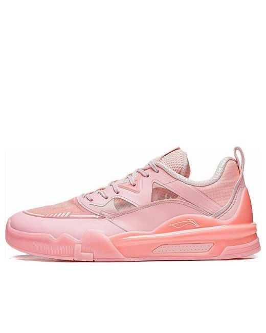 Li-ning Pink Ellington Skateboarding Shoes for men