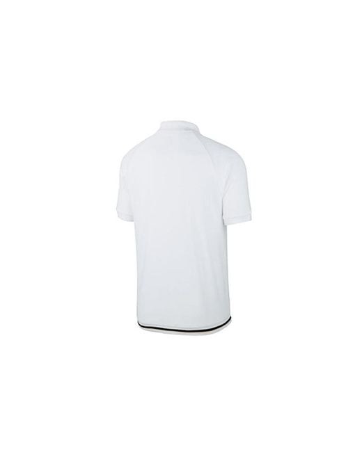 Nike White Sb Skateboard Short Sleeve Polo Shirt for men