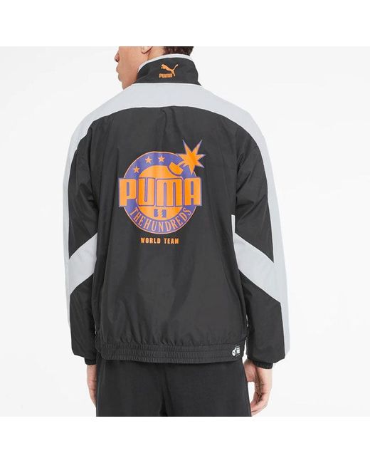 PUMA Black X The Hundreds Track Jacket for men