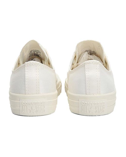 Converse White (Wmns) All Star Big Eyelets Silk Bow