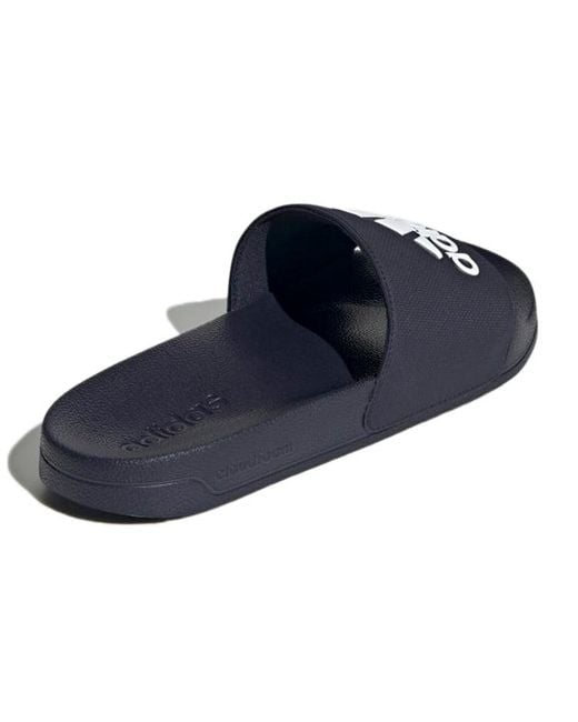 Adidas Blue Adilette Shower Slide 'Legend Ink'
