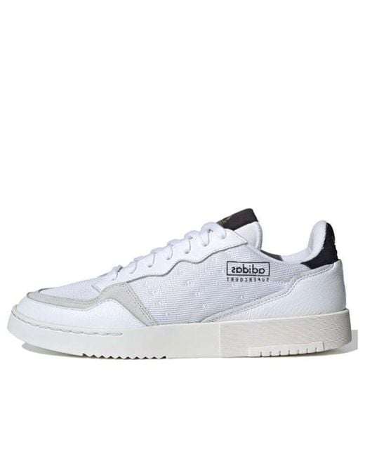Adidas White Supercourt 'Cloud Core' for men