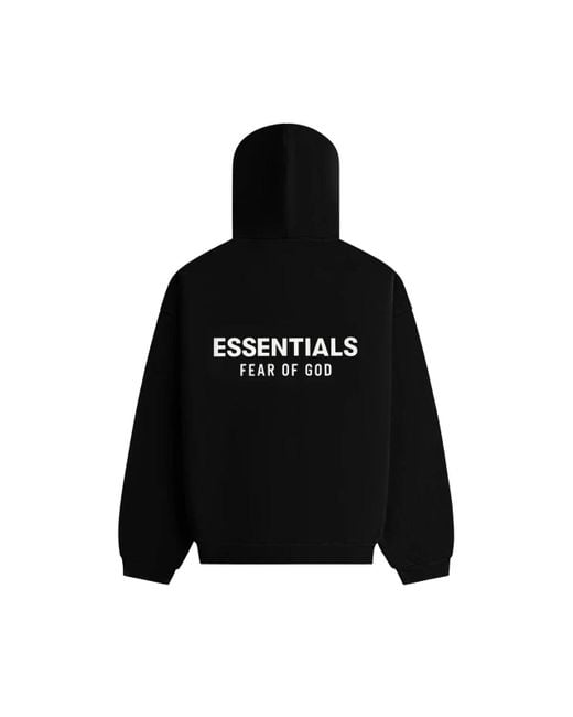 Fear Of God Black Ss25 Cargo Fleece Hoodie for men