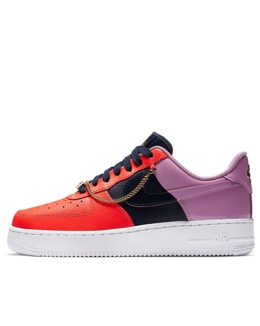 Nike Red (Wmns) Air Force 1 '07 'Cuban Link'
