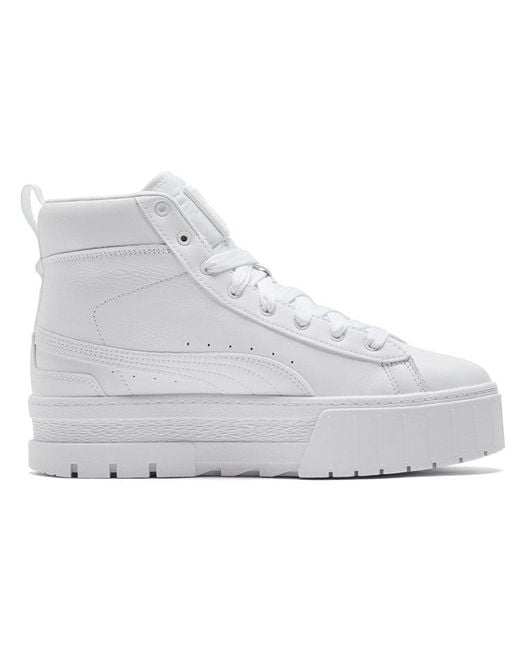 PUMA White (Wmns) Mayze Mid 'Triple'
