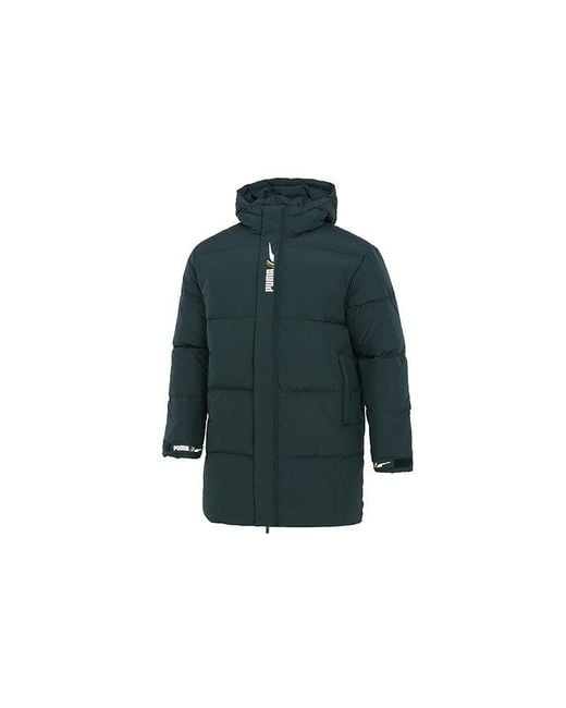 PUMA Green Windproof Down Warm Jacket for men