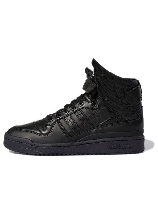 Adidas Black Jeremy Scott X Wings 4.0 'Core' for men