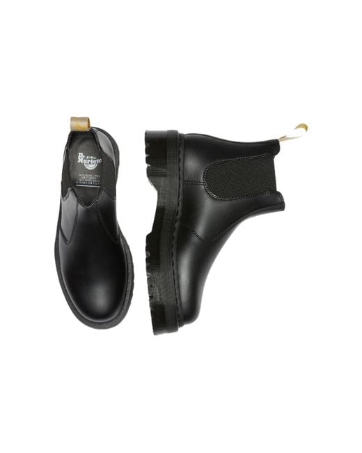 Dr. Martens Black Dr.Martens Vegan 2976 Quad Chelsea Boots