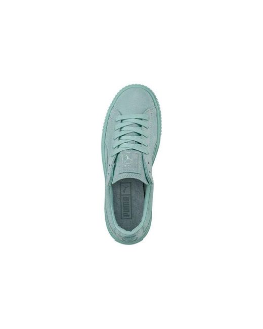 PUMA Blue (Wmns) Basket Platform Reset 'Peppermint'