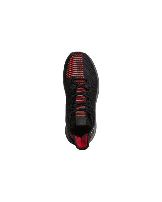 Adidas Black D Rose 9 Scarlet' for men