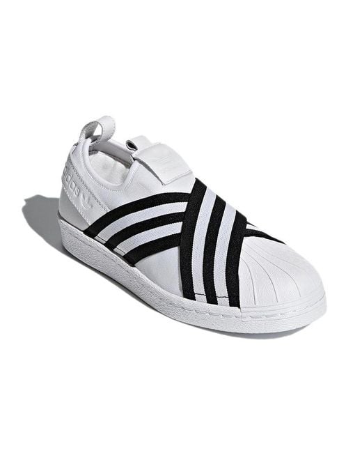 Adidas Black (Wmns) Superstar Slip-On 'Footwear'