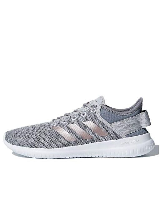 Adidas Neo Cloudfoam Qt Flex 'grey' in Gray | Lyst